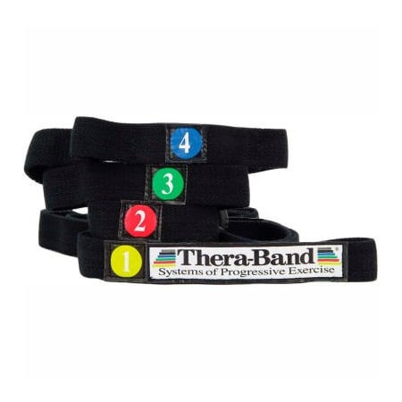 Fabrication Enterprises Thera-Band Stretch Strap, Black, 25 Each 10-1384-25